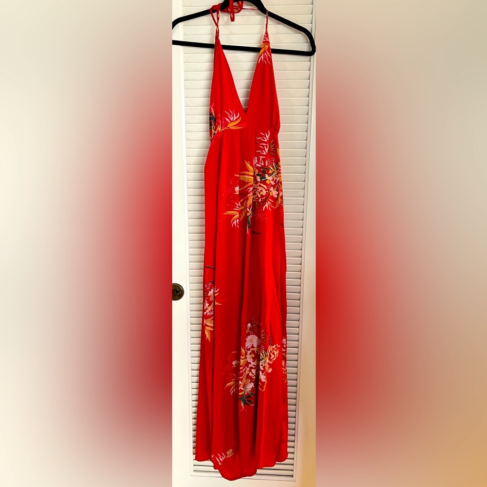 Backless Halter Beachy Dress